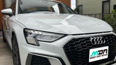 Audi　A3　スポーツバック　クワトロ　デントリペア　神奈川県鎌倉市