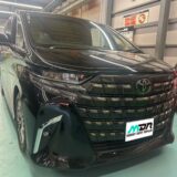 トヨタ アルファード デントリペア  ドアパンチ プレスライン 8cm程度 横浜市