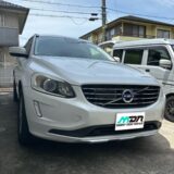 ボルボ  XC60  フロントガラスリペア  大きめで危険なヒビ  横浜市