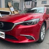 マツダ  アテンザ  ドアパンチ  デントリペア  横浜市