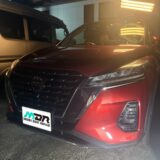 日産 キックス  飛び石被害によるヒビ  フロントガラスリペア  藤沢市