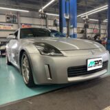日産 フェアレディZ  Z33  飛び石被害によるヒビのリペア  横浜市