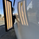 トヨタ  アルファード  ガッツリしたドアパンチのヘコミ  デントリペア  藤沢市